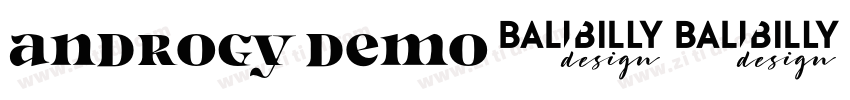 Androgy Demo字体转换